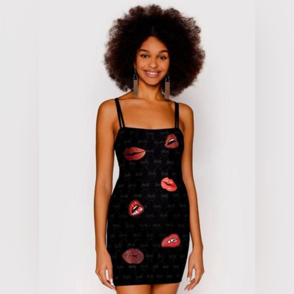 PINKO • Cattolica Mini Dress • Black/Red